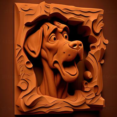 3D модель St Скубі з Scooby Doo Де ти (STL)